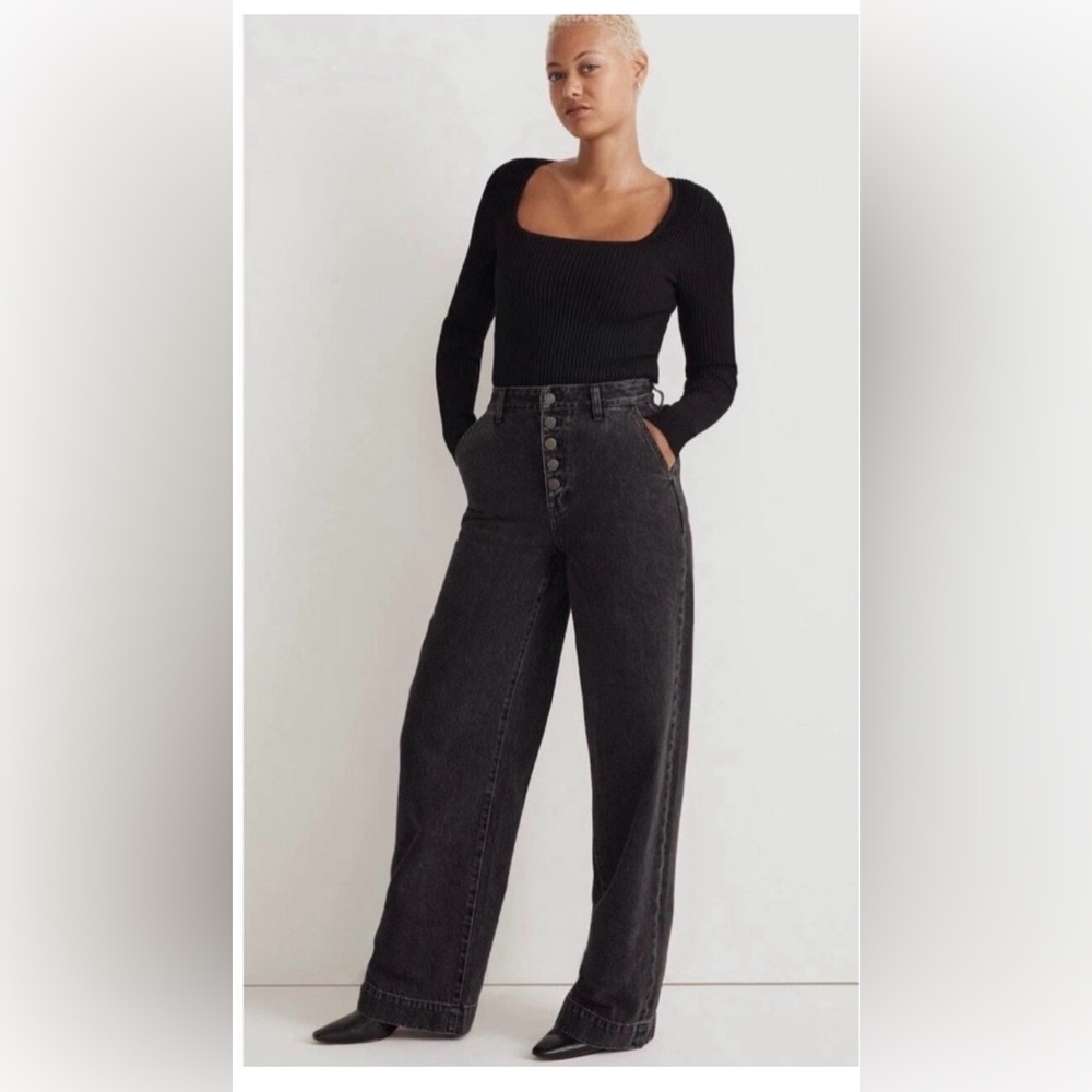 Madewell Curvy Superwide Jean Size 32